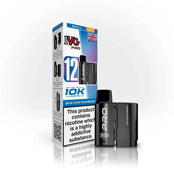 IVG Pro 12 Prefilled Pod - 10mg | Blue Sour Raspberry